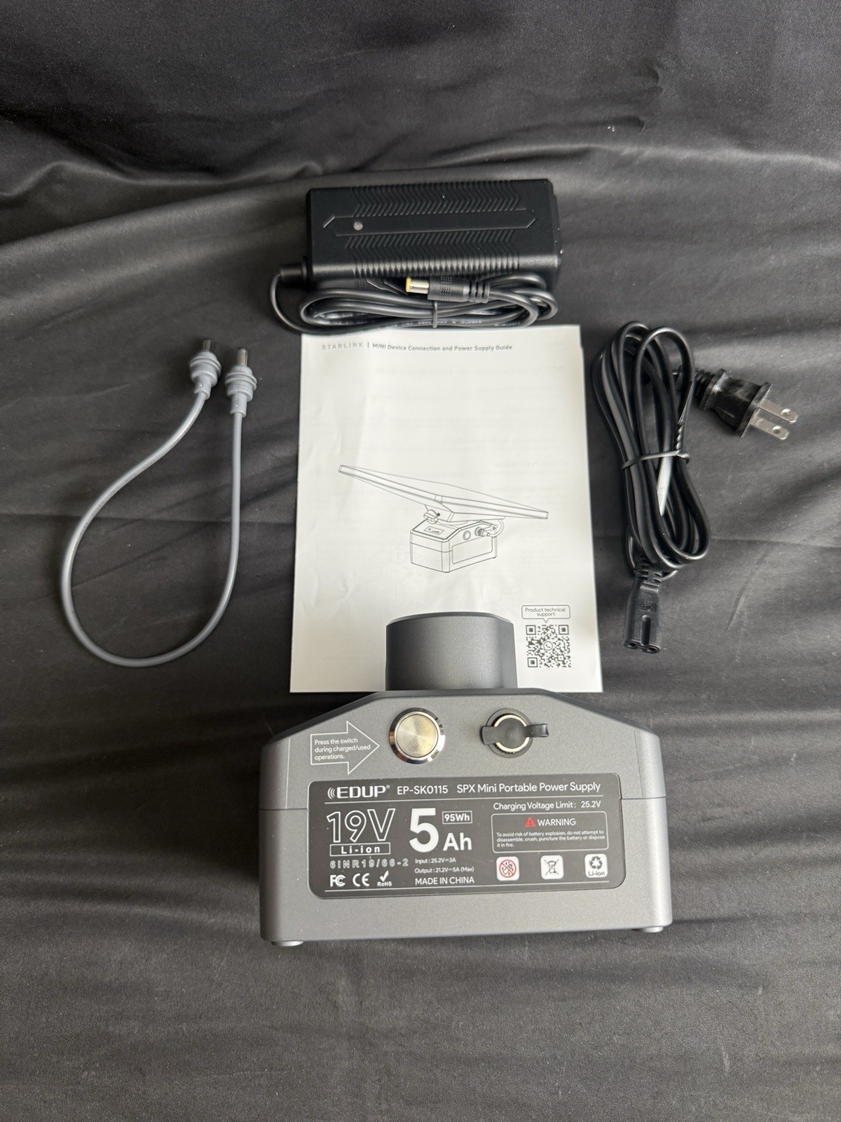 Edup Starlink SPX Mini Portable Power Supply Model EP-SK0115 New Open Box