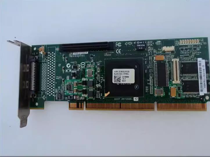 1pc used Adaptec ASR-2130SLP 128M SCSI card RAID card