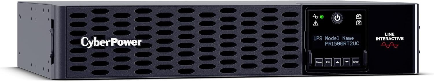 CyberPower PR1500RT2UC-R Smart App Sinewave UPS, 8 Outlets-Certified Refurbished