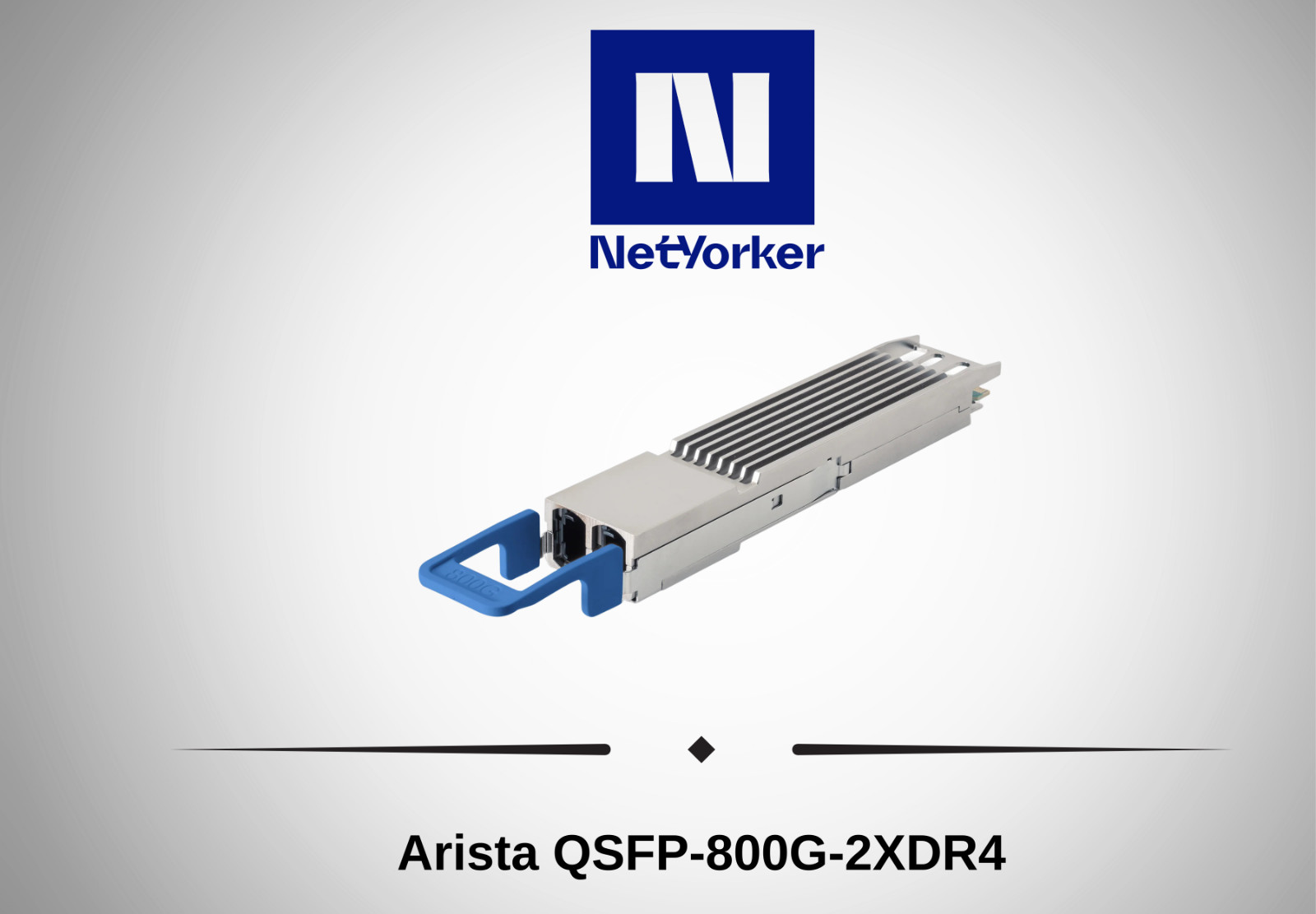 Arista Genuine OSFP-800G-2XDR4 800GBASE QDD Transceiver XVR-10290-50 -Fast Ship