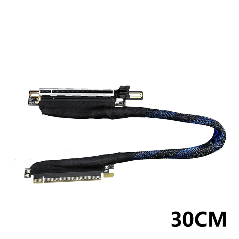 PCIE 5.0 X16 Graphics Card Extension Cable 270/180 Degree Adapter Cable GEN5