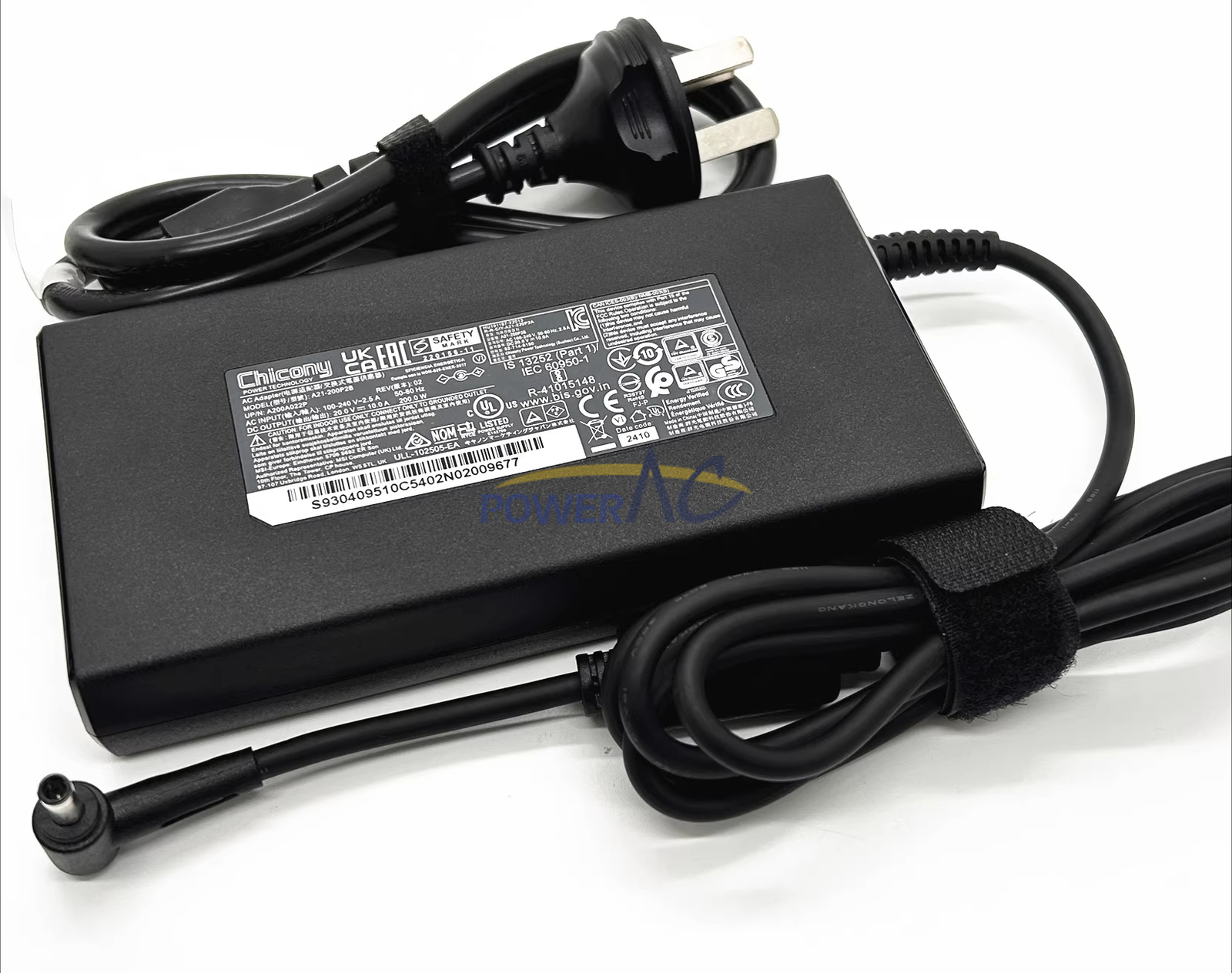 New Orginal MSI Sword 16 HX B14VGKG-229US A21-200P2B 200W Power Adapter Charger