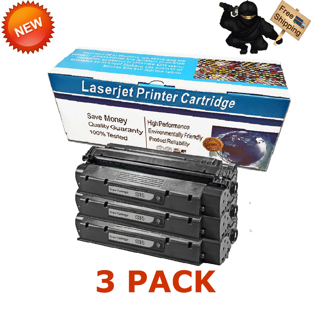 3-Pack/Pk FX8 S35 Black Toner Cartridge For Canon ImageClass D320 D340 L170 L400