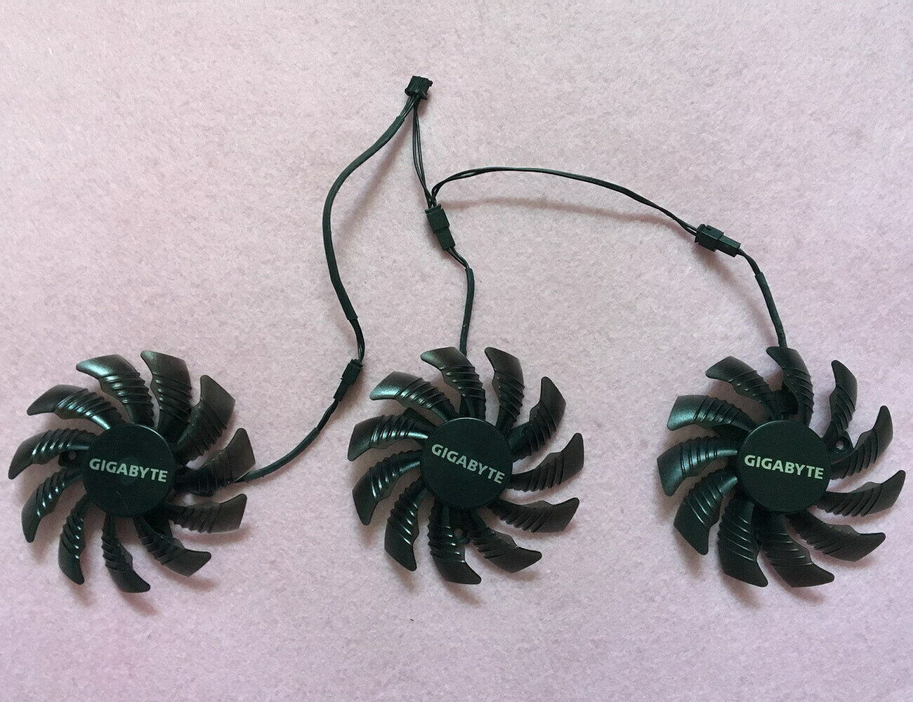 Set of 3 Fan Cooler Fan For GIGABYTE GTX 970 GV-N970 PLD08010S12H 75mm