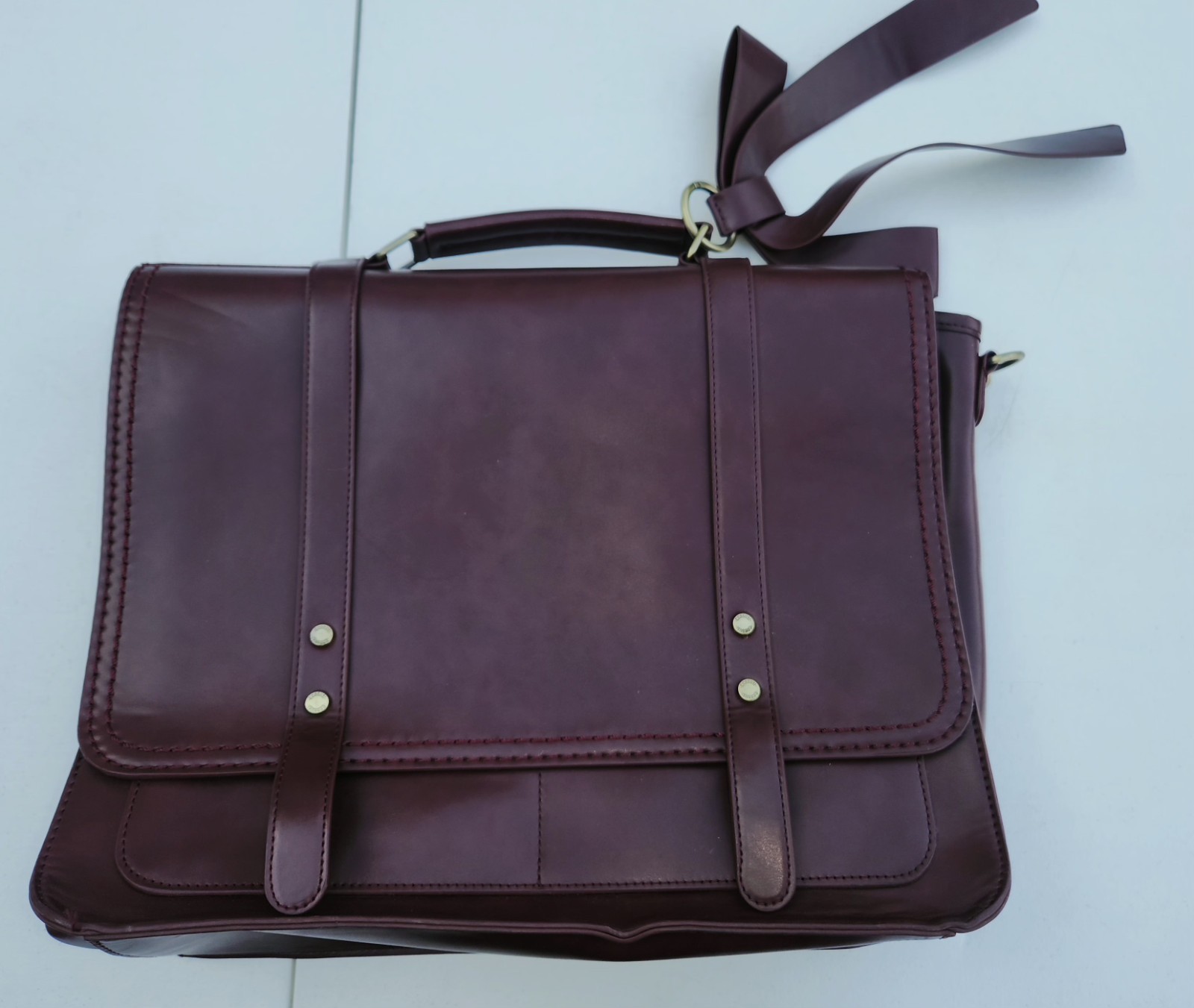 Vintage Briefcase Laptop Bag ECOSUSI
