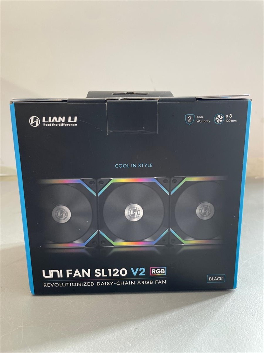 Lian Li SL-Infinity 120mm Case Fan Black 3-Pack New PC Desktop Computer Upgrade 
