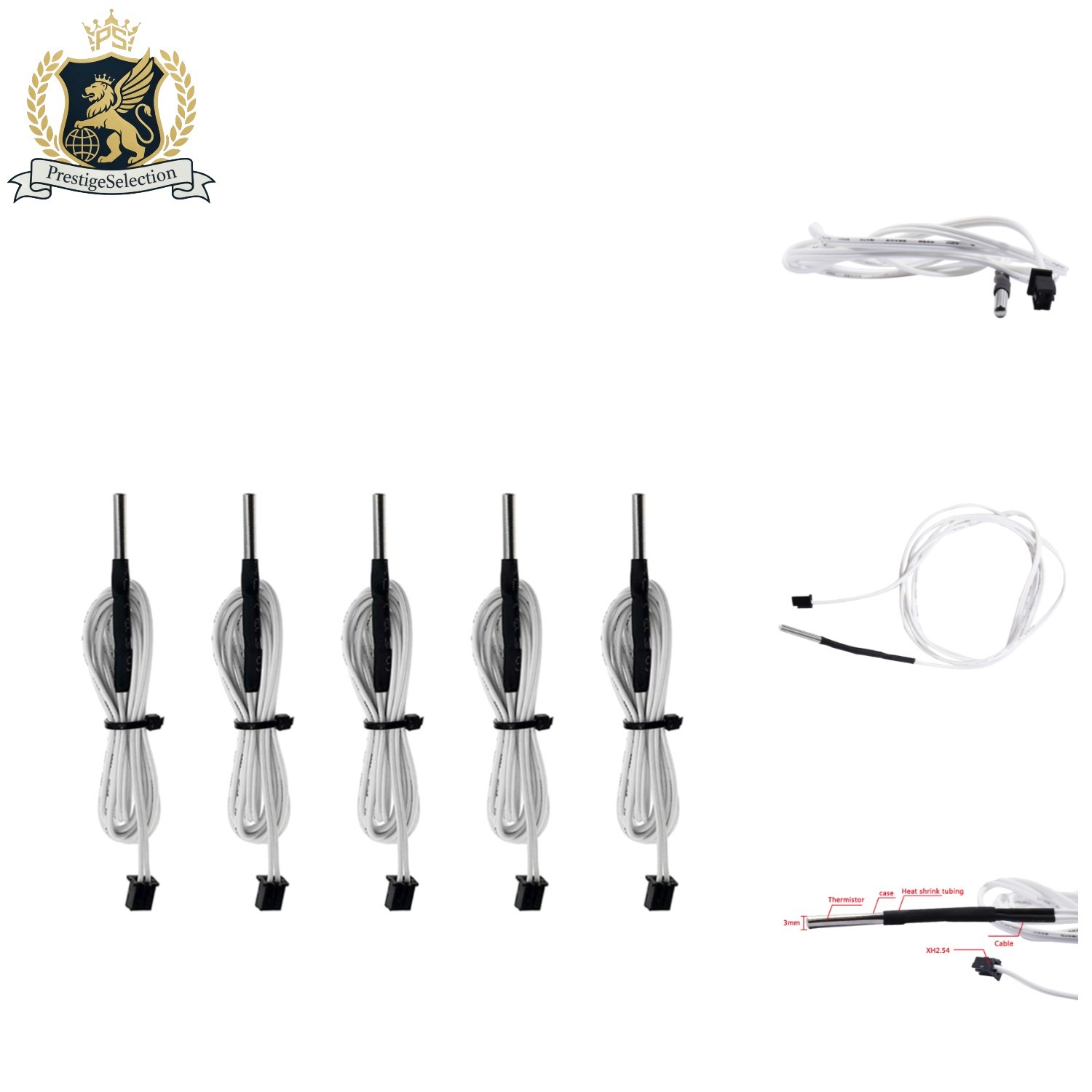 Upgrade Your 3D Printing with HT-Thermistor Sensor for Ender Series - Pack of 5