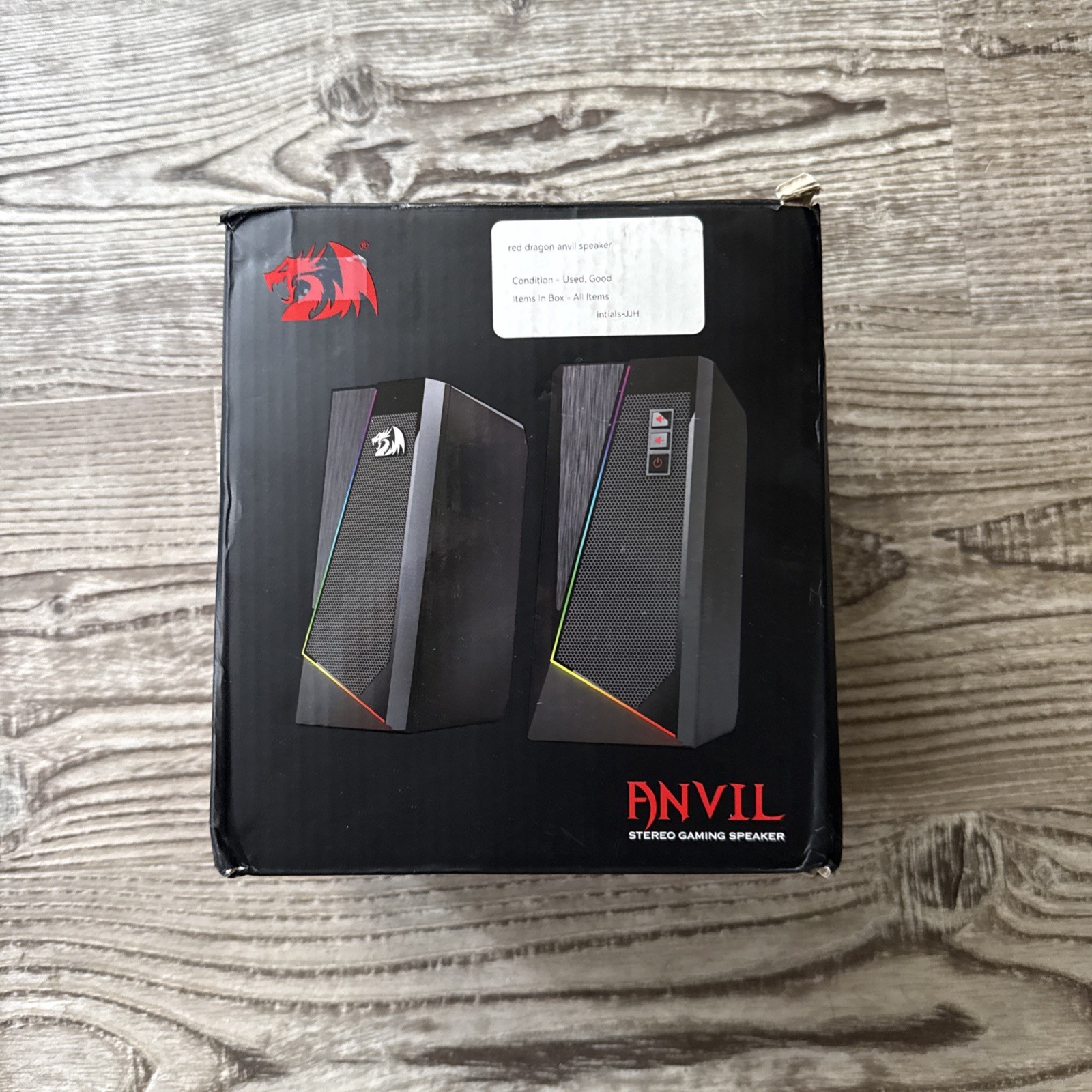 Redragon Anvil GS520 2.0 RGB Computer Speakers USB + 3.5mm, Volume Control