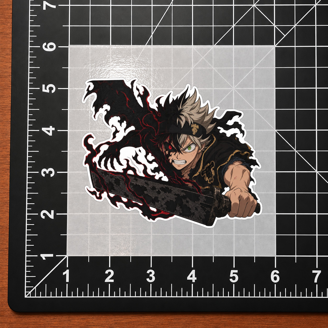 Black Clover Asta - Sticker for Laptop Notebook & More