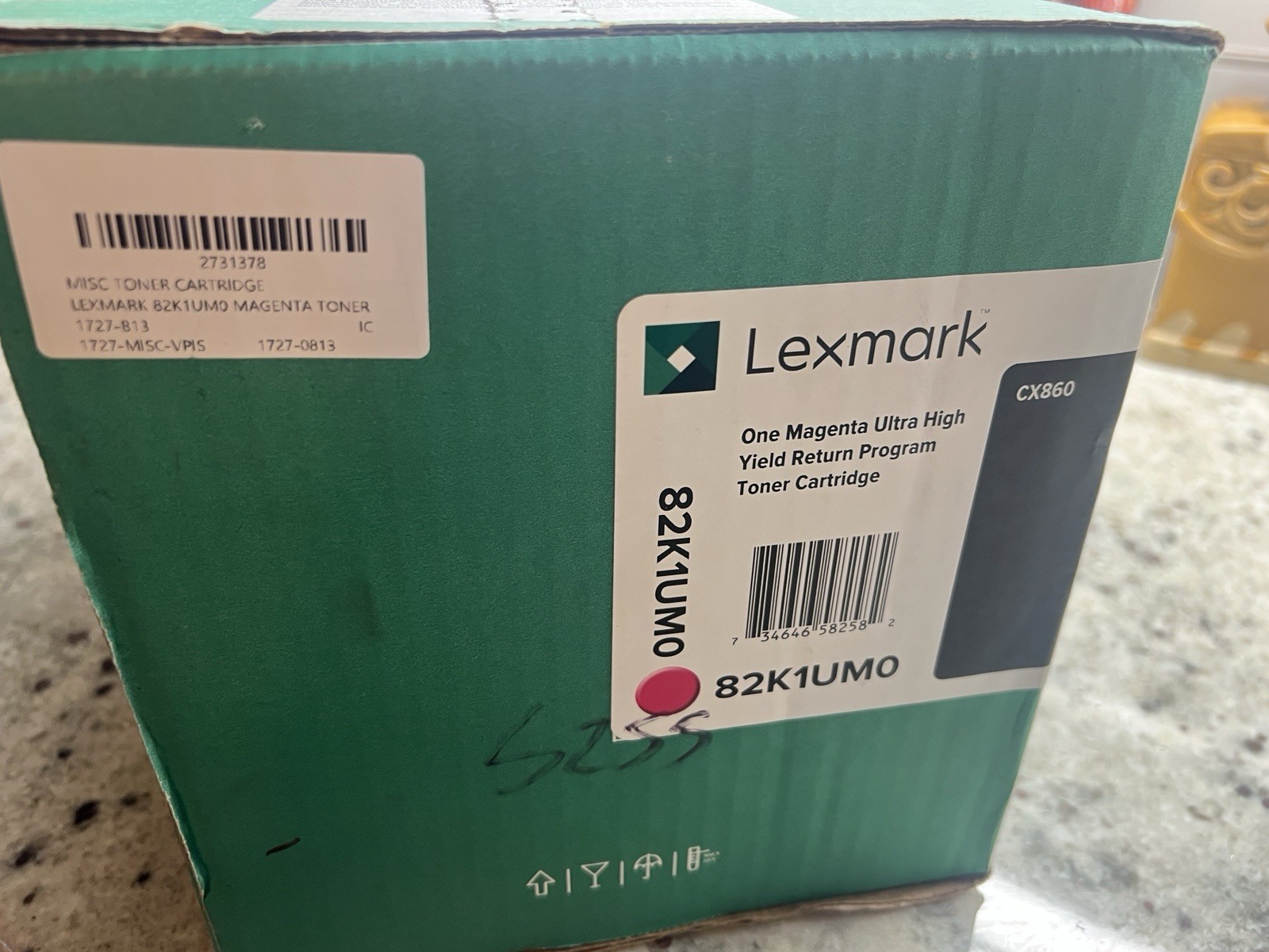 Genuine Lexmark 82K1UM0 Magenta Toner - New, Sealed, Excellent
