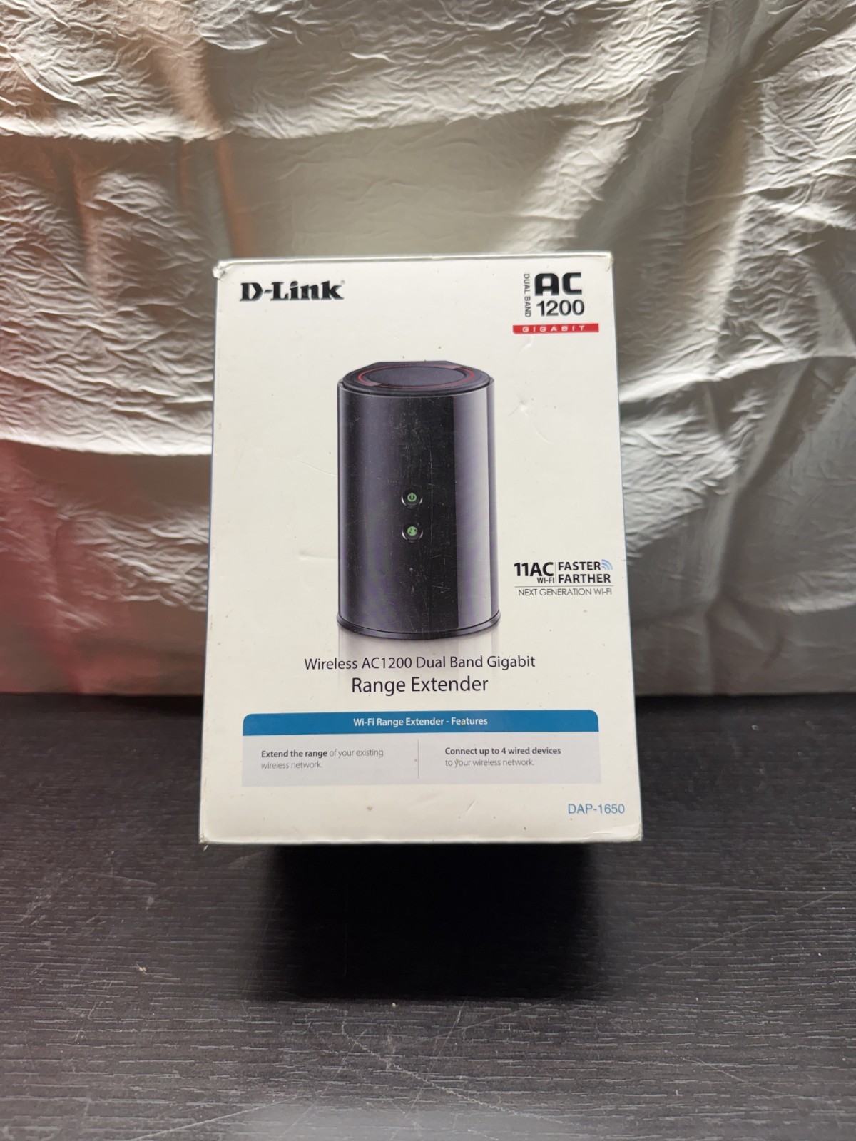 D-Link Wireless Range Extender AC1200 Dual Band Gigabit DAP-1650 Internet 