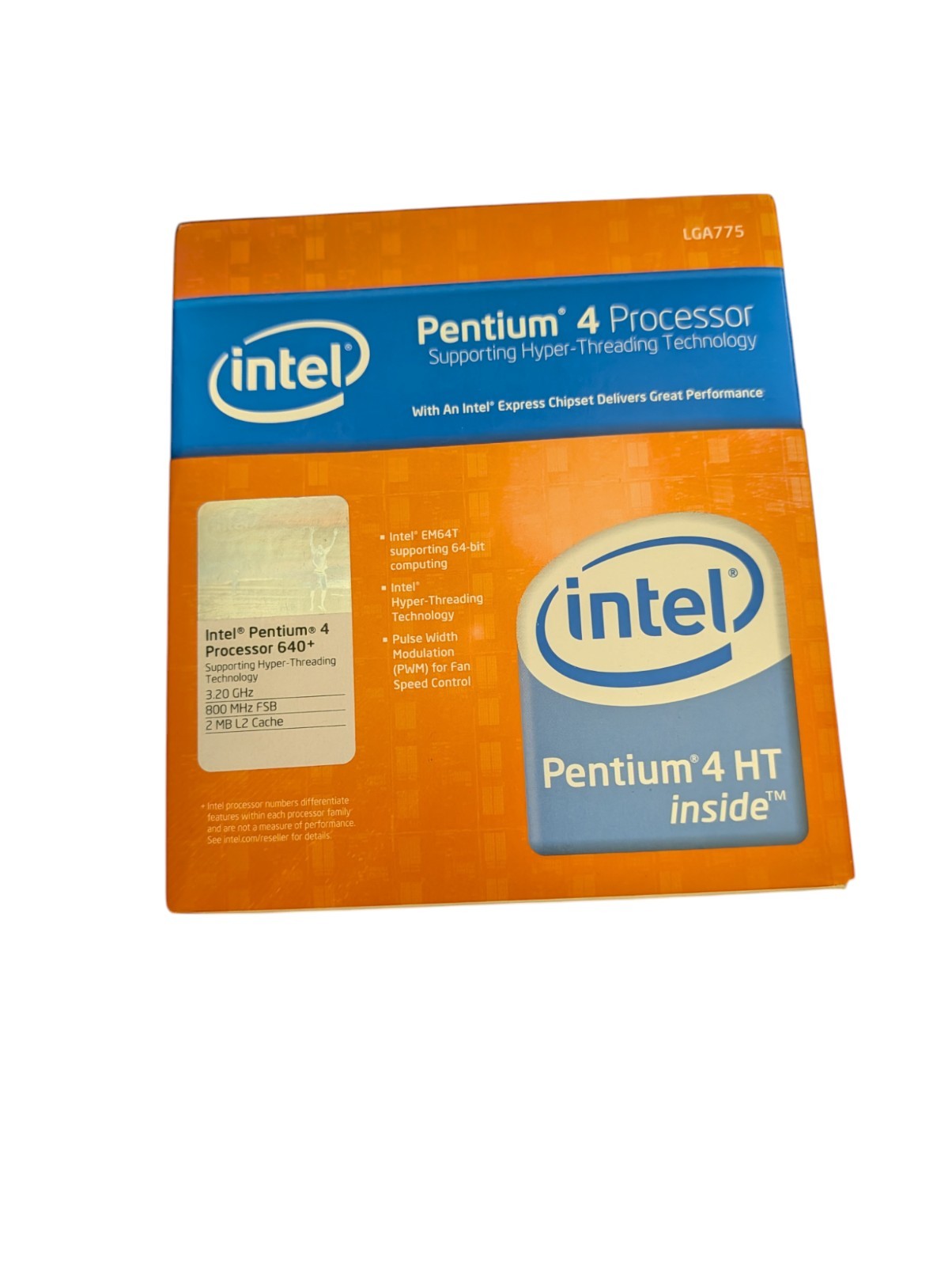 Intel Pentium 4 Processor 640+ 3.20GHz LGA775 Brand New And Sealed Vintage CPU