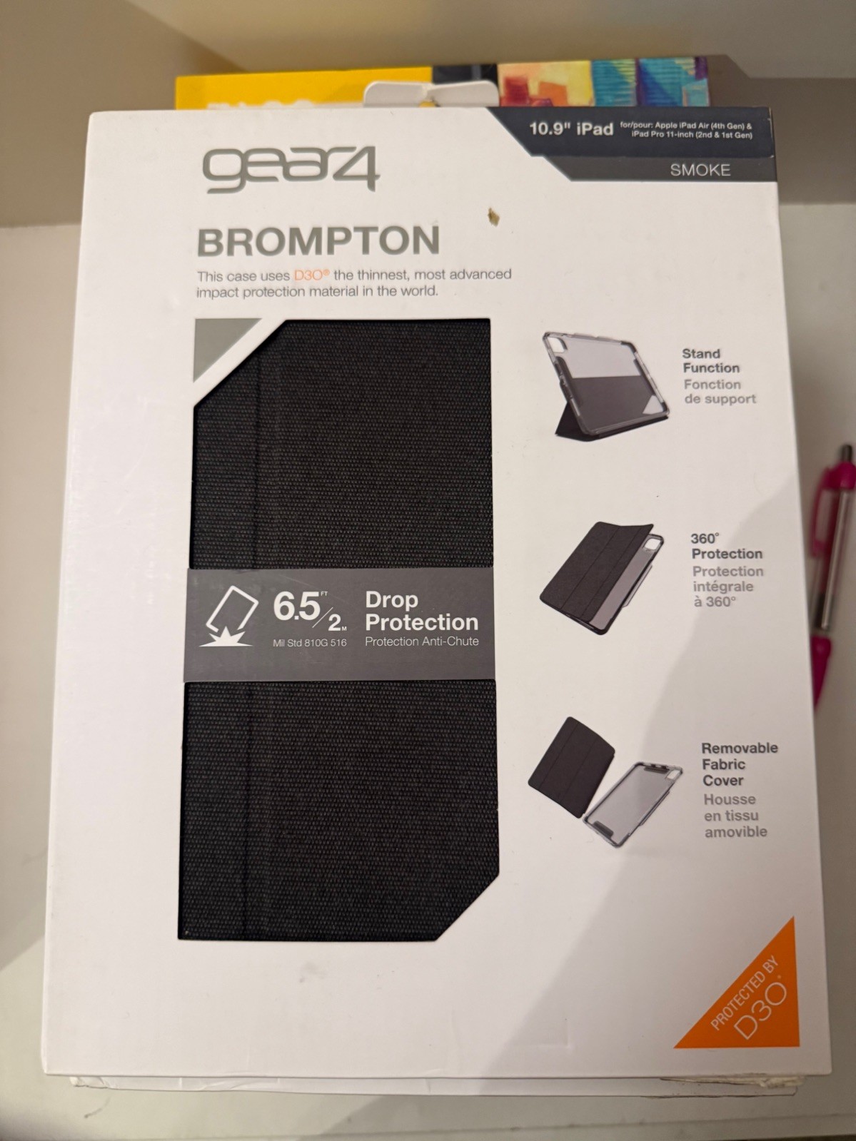 Gear4 Brompton + Folio Case.  iPad Pro 11” (1st & 2nd) & 10.9" iPad Air 4th Gen