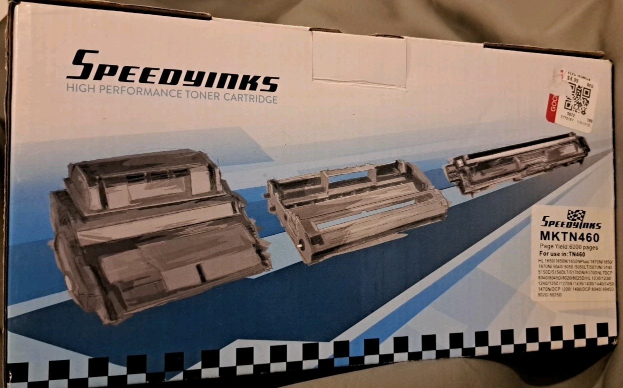 SPEEDYINKS MKTN460 HIGH PERFORMANCE TONER CARTRIDGE NIB