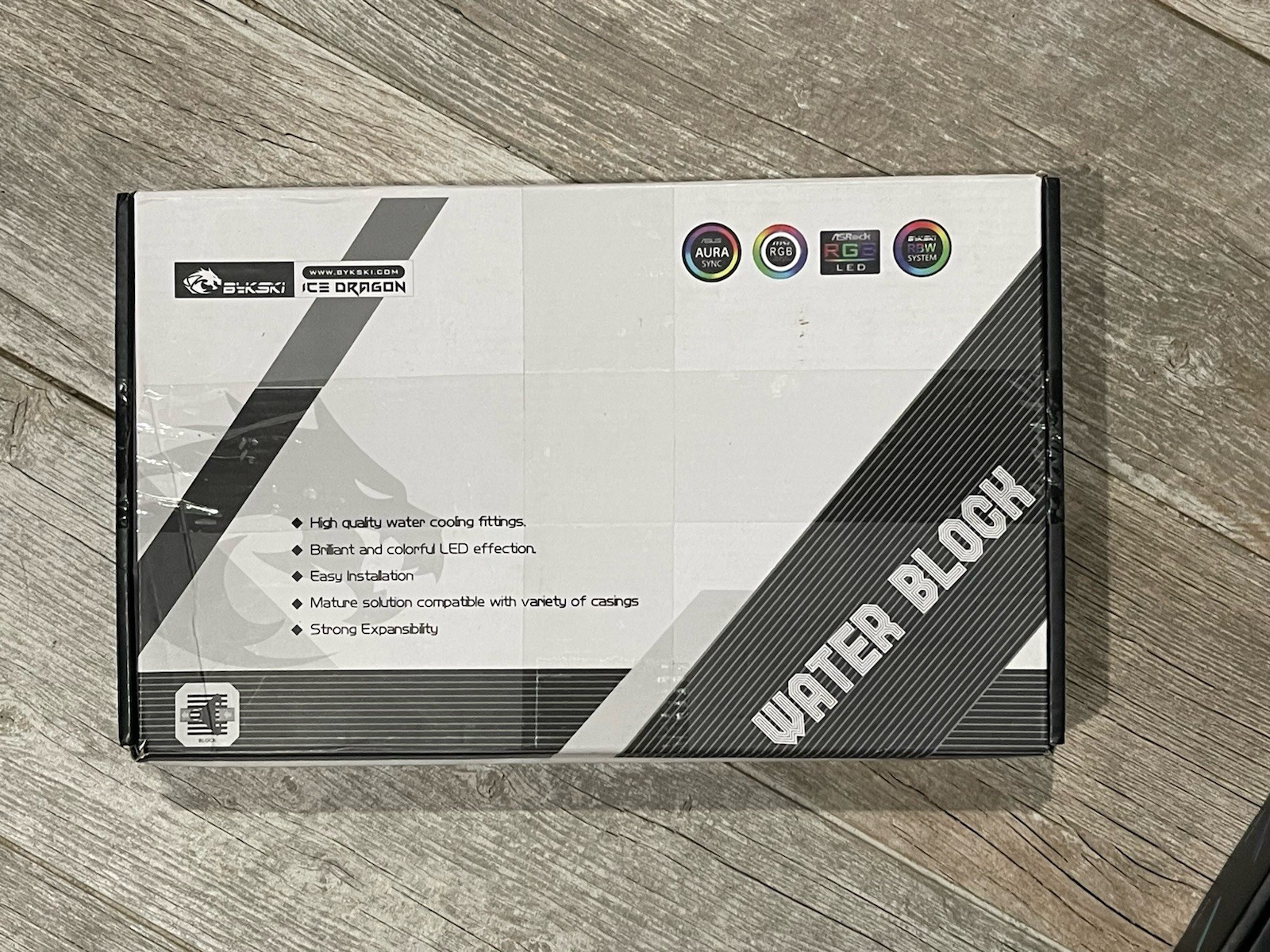 Bykski Ice Dragon GPU Water Block For for XFX RX5700XT Black Wolf THICC III