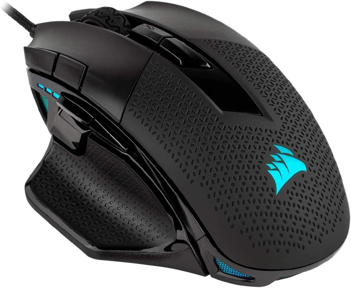 Corsair Nightsword RGB Tunable FPS Gaming Mouse 18000 DPI Certified Refurbished