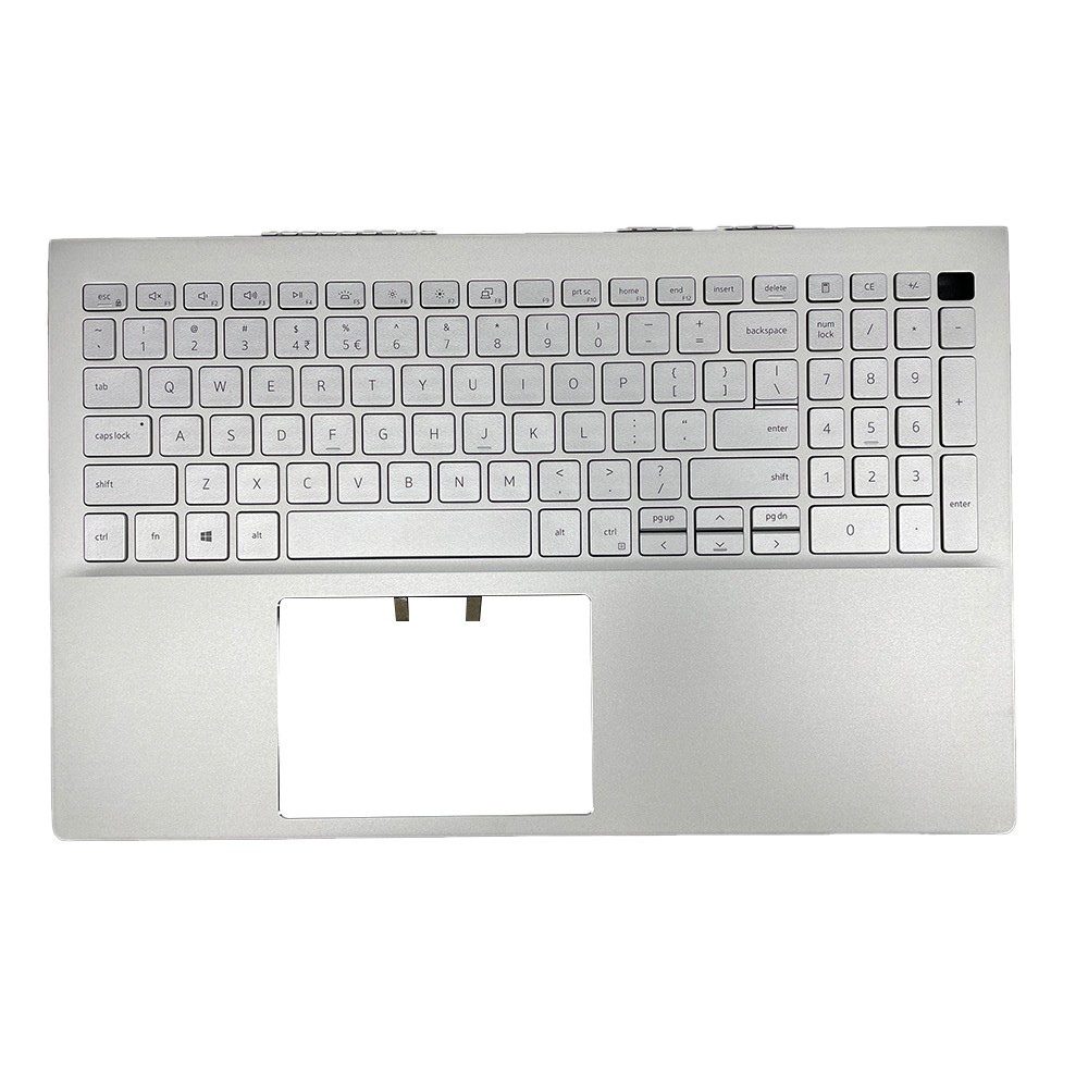 New Silver Palmrest W/Backlit Keyboard For Dell Inspiron 15 5505 06XCC3 15.6" US
