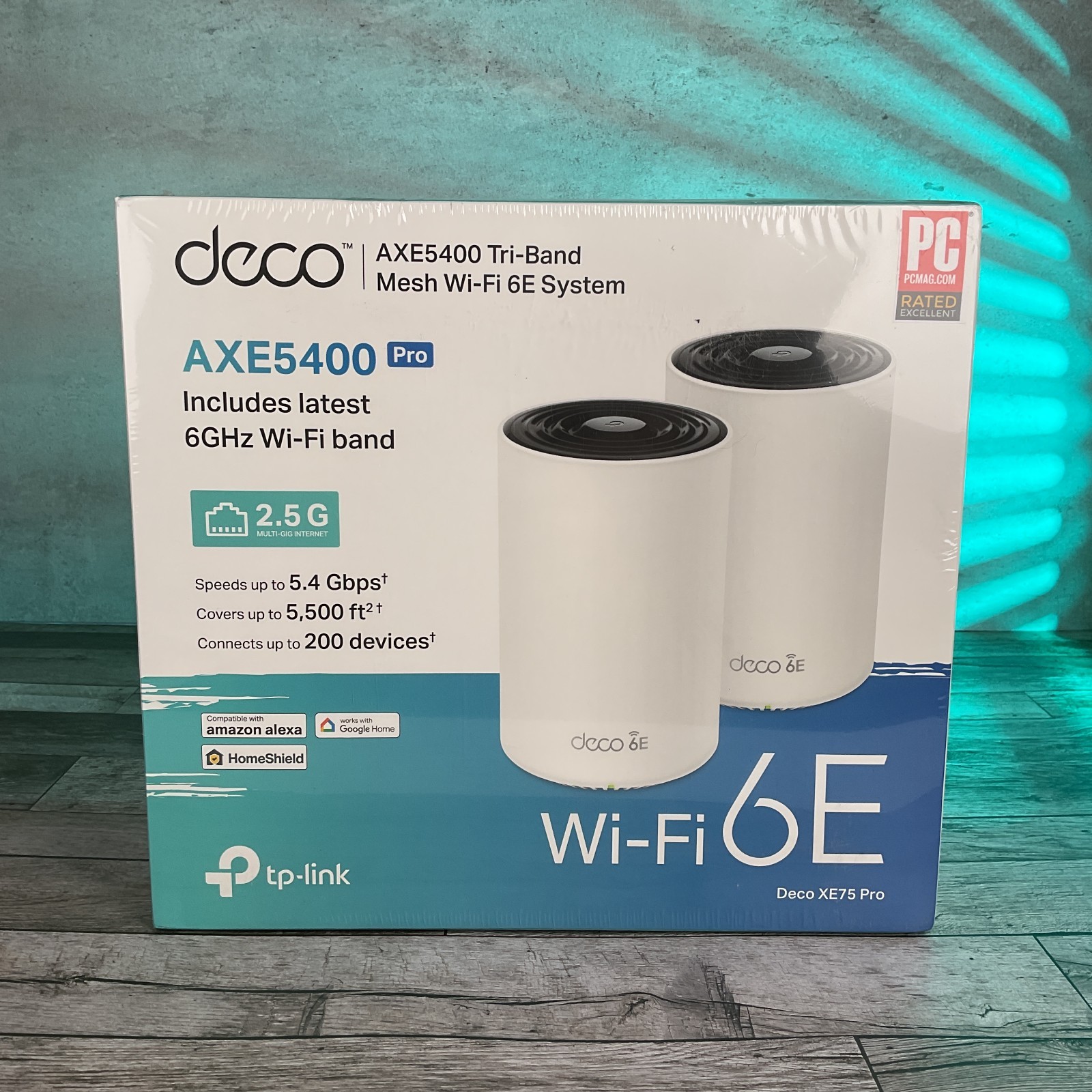 TP-Link Deco AXE5400 Tri-Band WiFi 6E Mesh System (Deco XE75 Pro) - 2.5G WAN/LAN