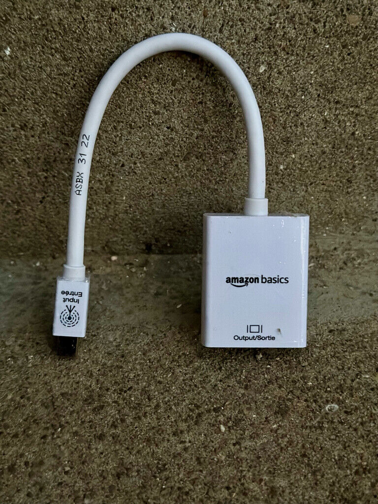 Amazon Basics Mini DisplayPort Thunderbolt to HDMI Adapter