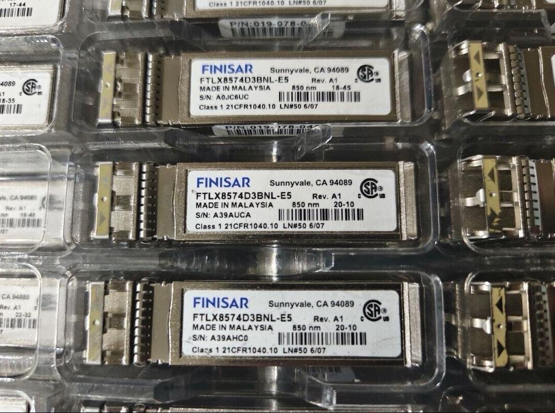2pcs Genuine Finisar 10G FC SFP GBIC Transceiver FTLX8574D3BNL-E5 Module