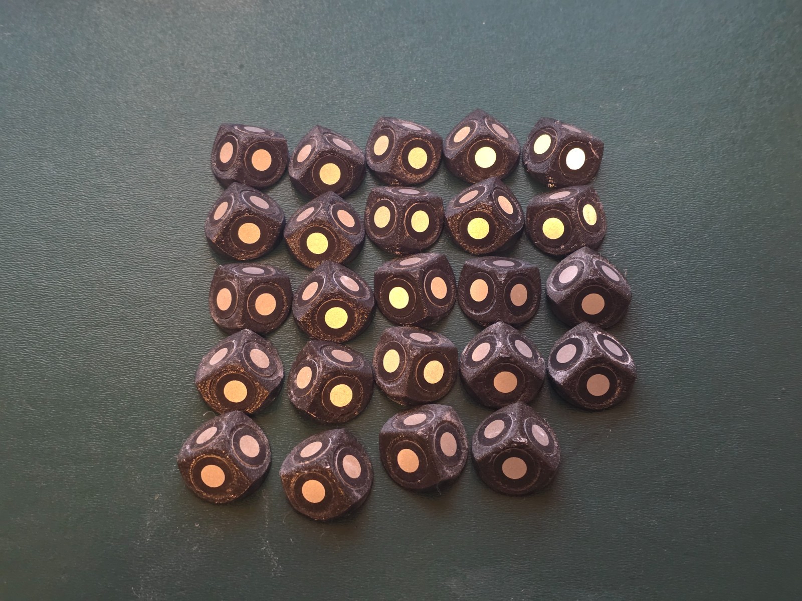 3D Scanner Tracking Markers - 24 Pack - 30° Pyramid - 6mm Reflective Targets