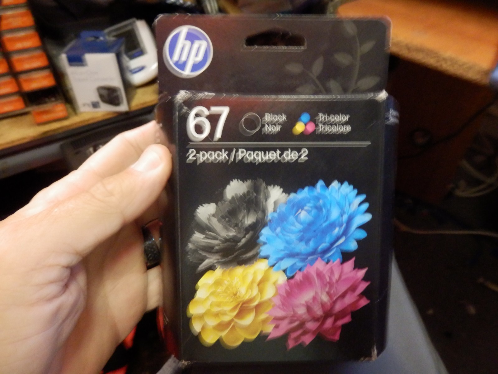 HP 67 2-pack Black/Tri-color Original Ink Cartridges, 3YP29AN#140 exp 11/27 NEW