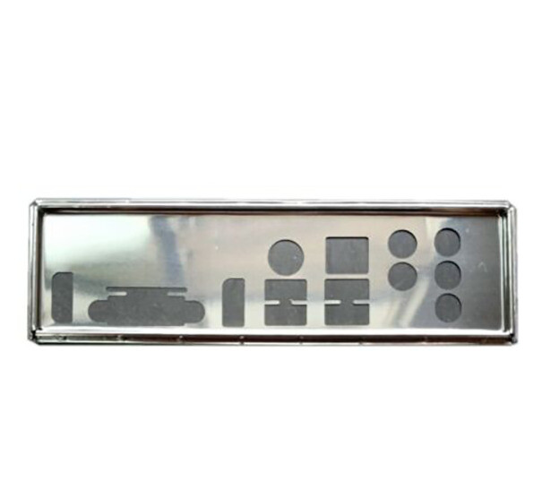 For ASRock H310M-ITX/ac Shield I/O IO Rear Baffle Backplate Motherboard