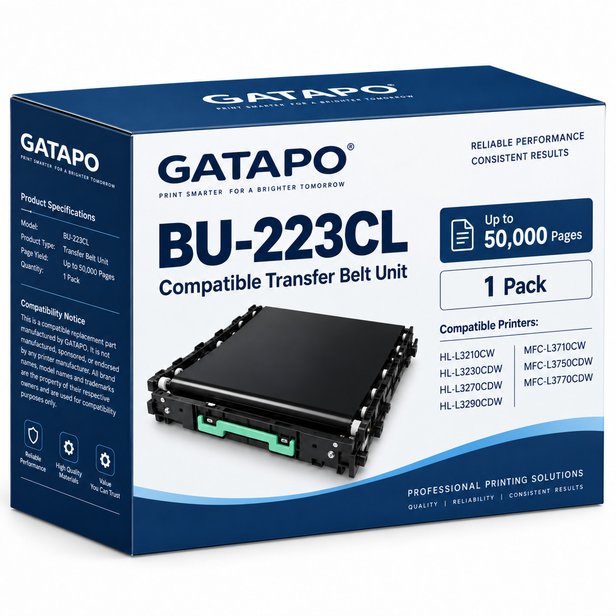 BU223CL BU-223CL Transfer Belt Unit for Brother HL-L3210CW HL-L3230CDW Printers