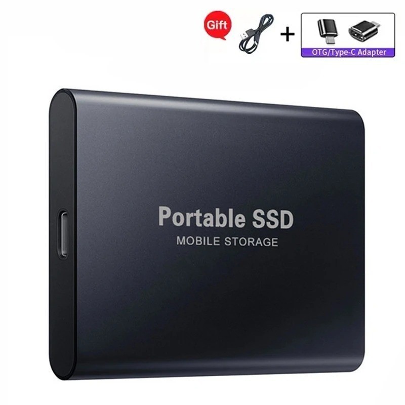 2TB 4TB 16TB Portable SSD Type-C External Hard Drive High Speed USB 3.1 Laptop