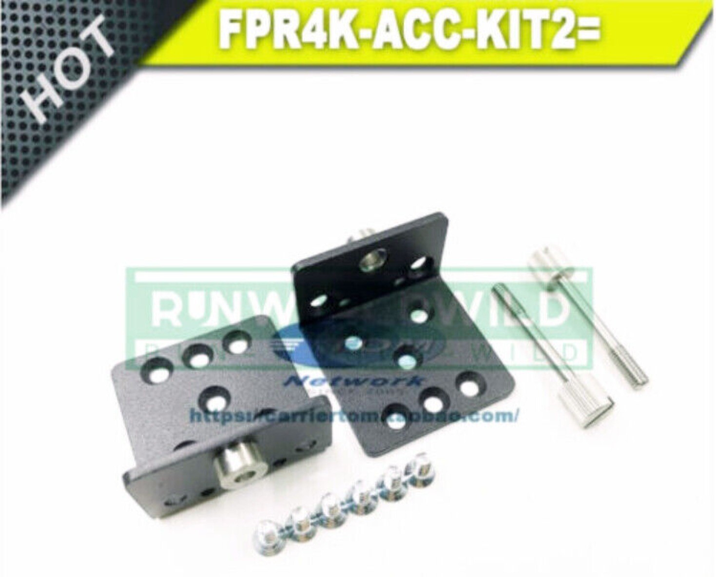 1 pair FPR4K-ACC-KIT2 BRACKET Rack Mount Kit for Cisco Cisco FPR-4145