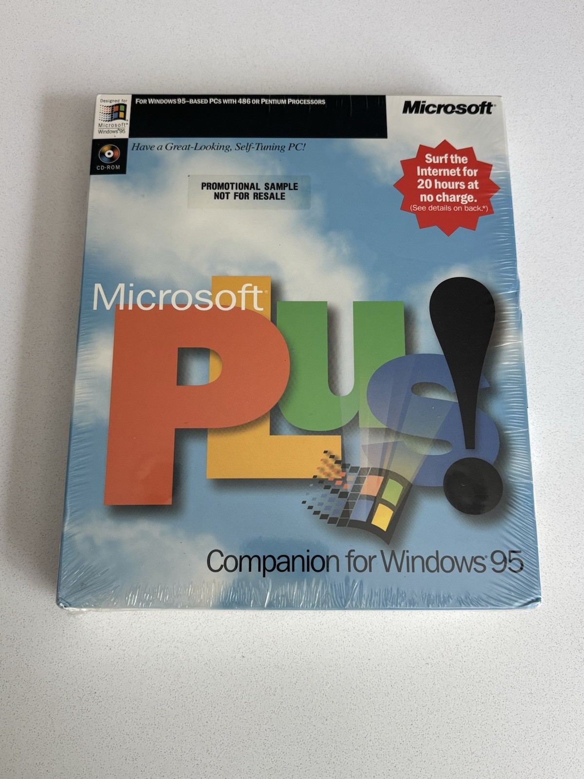 Microsoft Plus Companion For Windows 95 Big Box - Brand New Sealed RARE