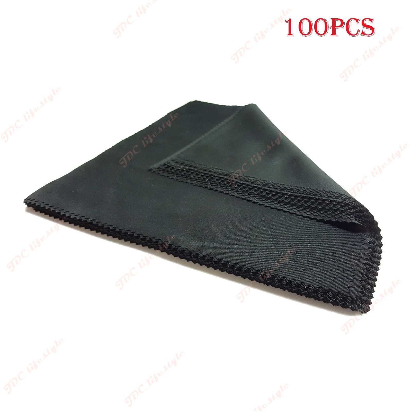 100 pcs High Quality Microfiber Cleaning Cloths for Lens Glasses TV Phone Screen