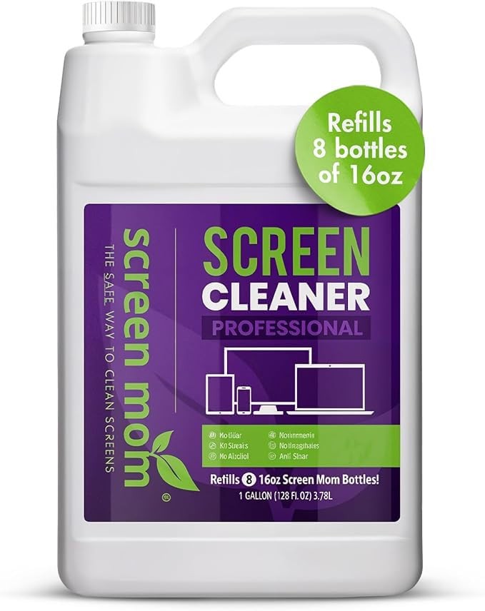 Screen Mom Screen Cleaner Refill Station with Dispensing Tap, 1 Gallon