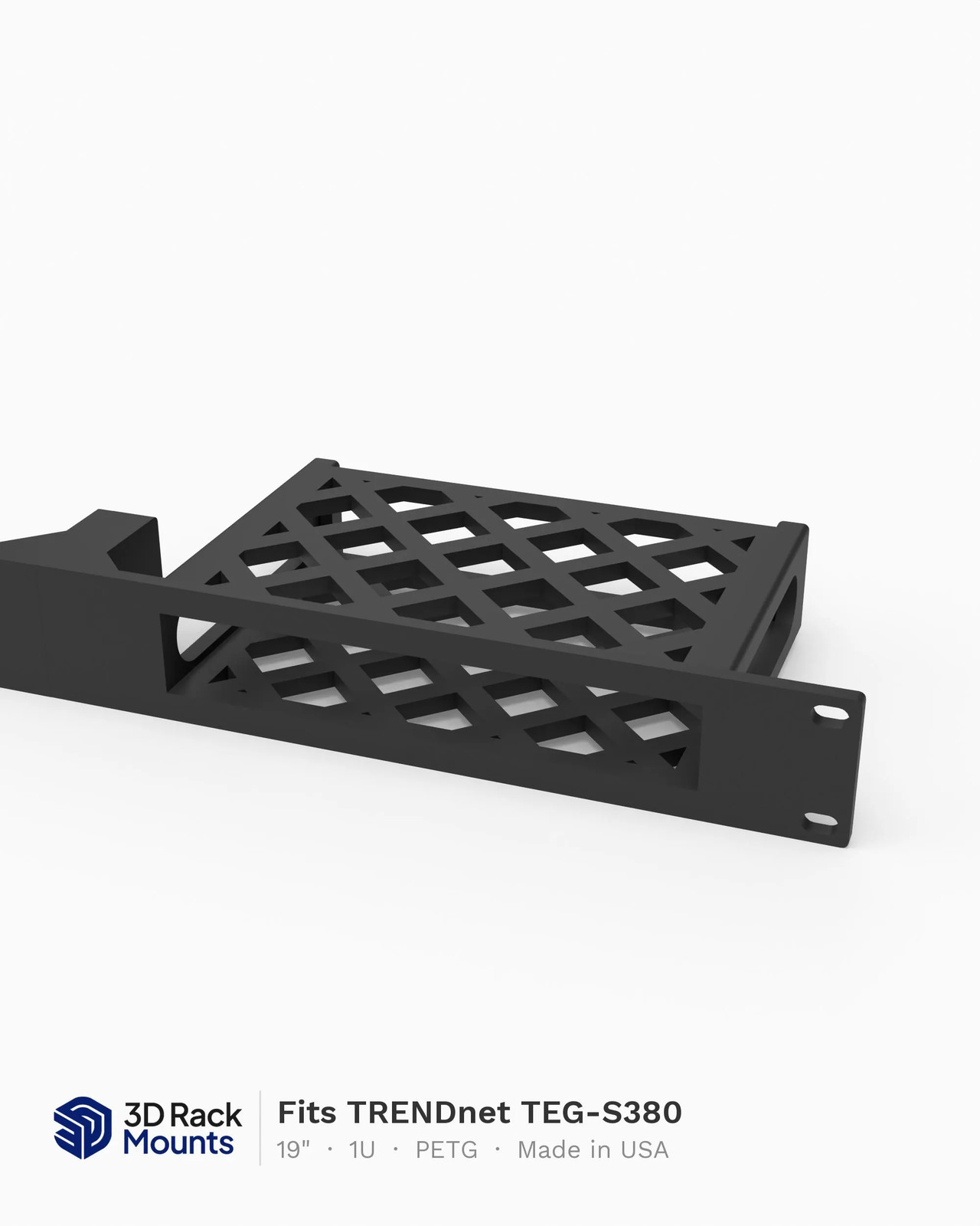 19" TRENDnet TEG-S380 8-Port 2.5G Switch Rack Mount - 1U (Modular)