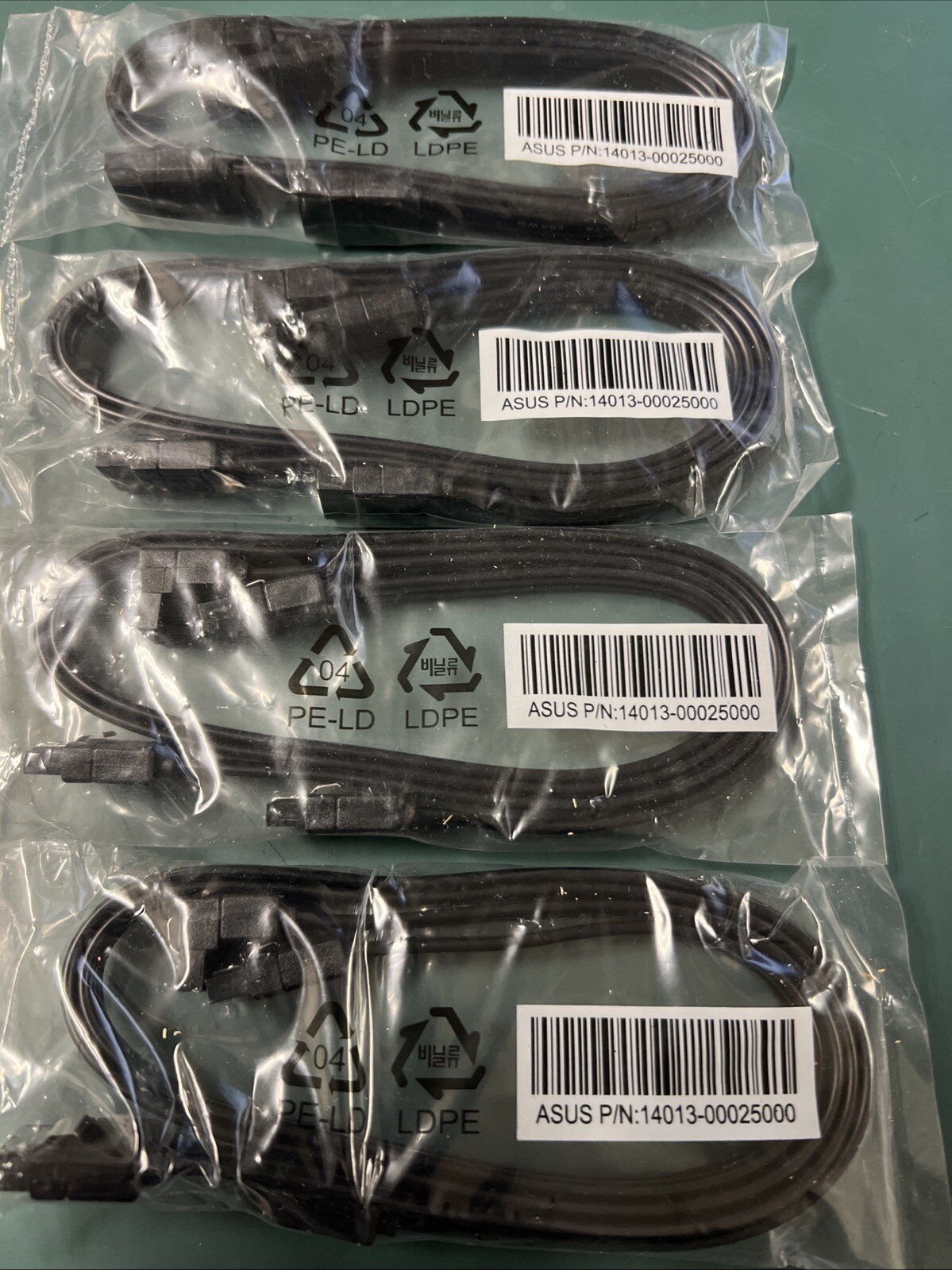 LOT OF 4 Asus 14013-00025000 SATA3 6Gb/s Internal SSD SATA Data Cables