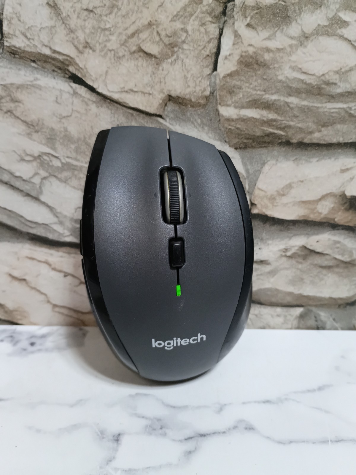 Logitech M705 Marathon Wireless Mouse, Gaming Mouse 2.4GHz Wireless PC Mac Black