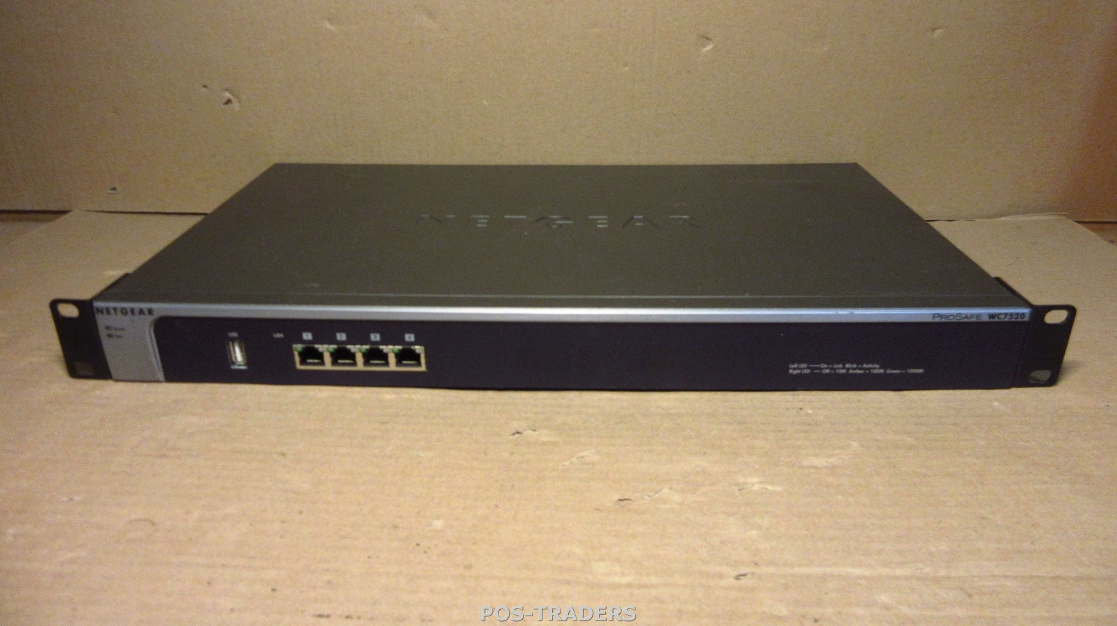 NETGEAR WC7520 ProSafe 20-AP Wireless Controller Dual Radio 4-Port + RACK EARS