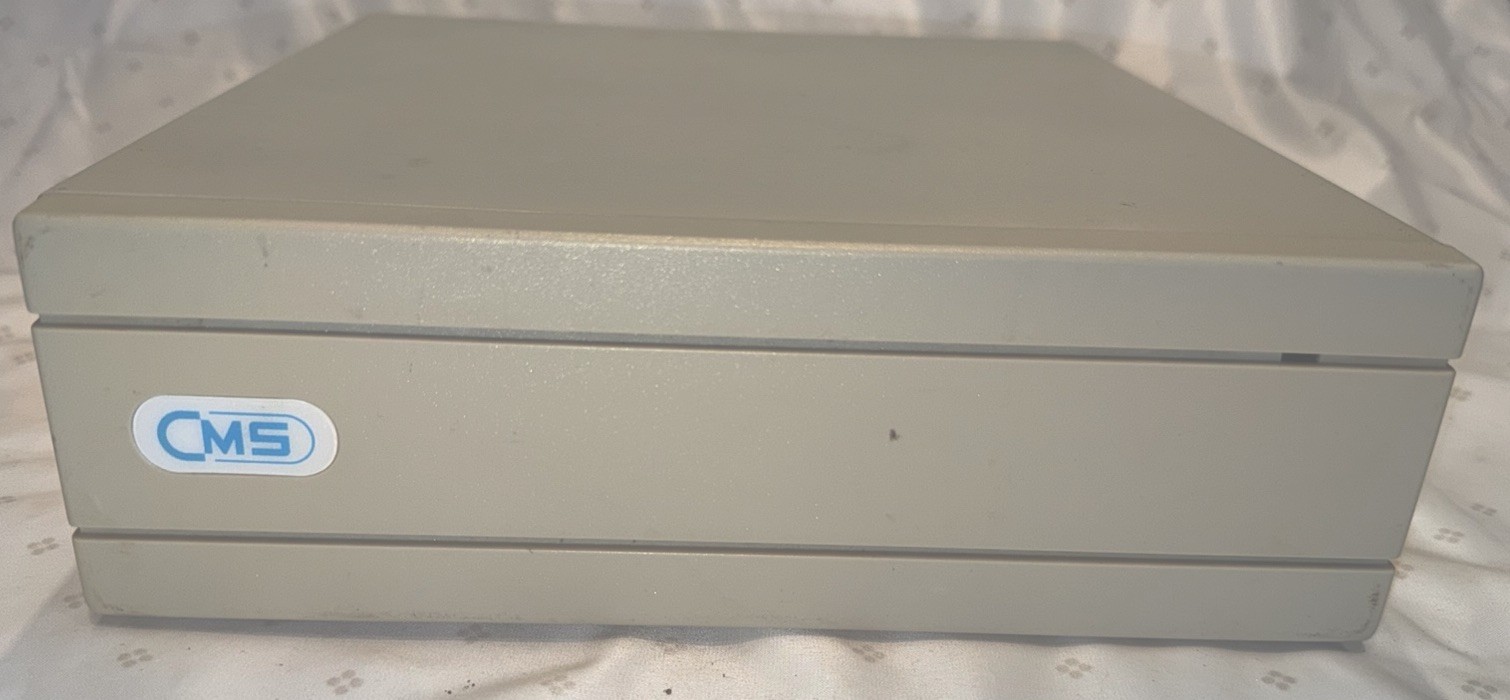CMS STACK/3 External SCSI Hard Drive ST-138N for Apple Macintosh with SCSI cable