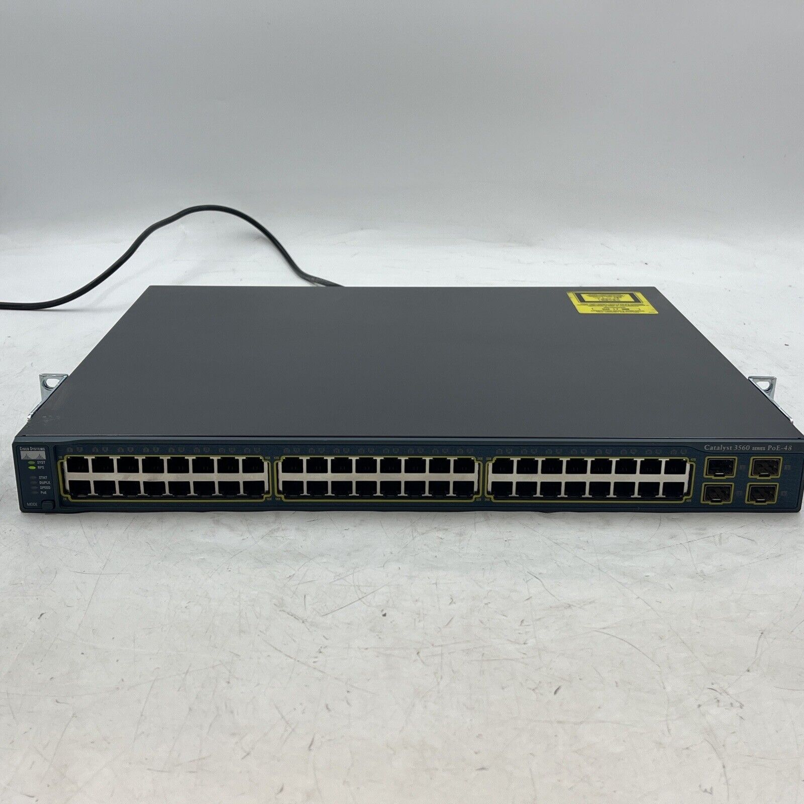 Cisco Catalyst WS-C3560-48PS-S 48-Port 10/100 PoE 4-SFP Network Switch
