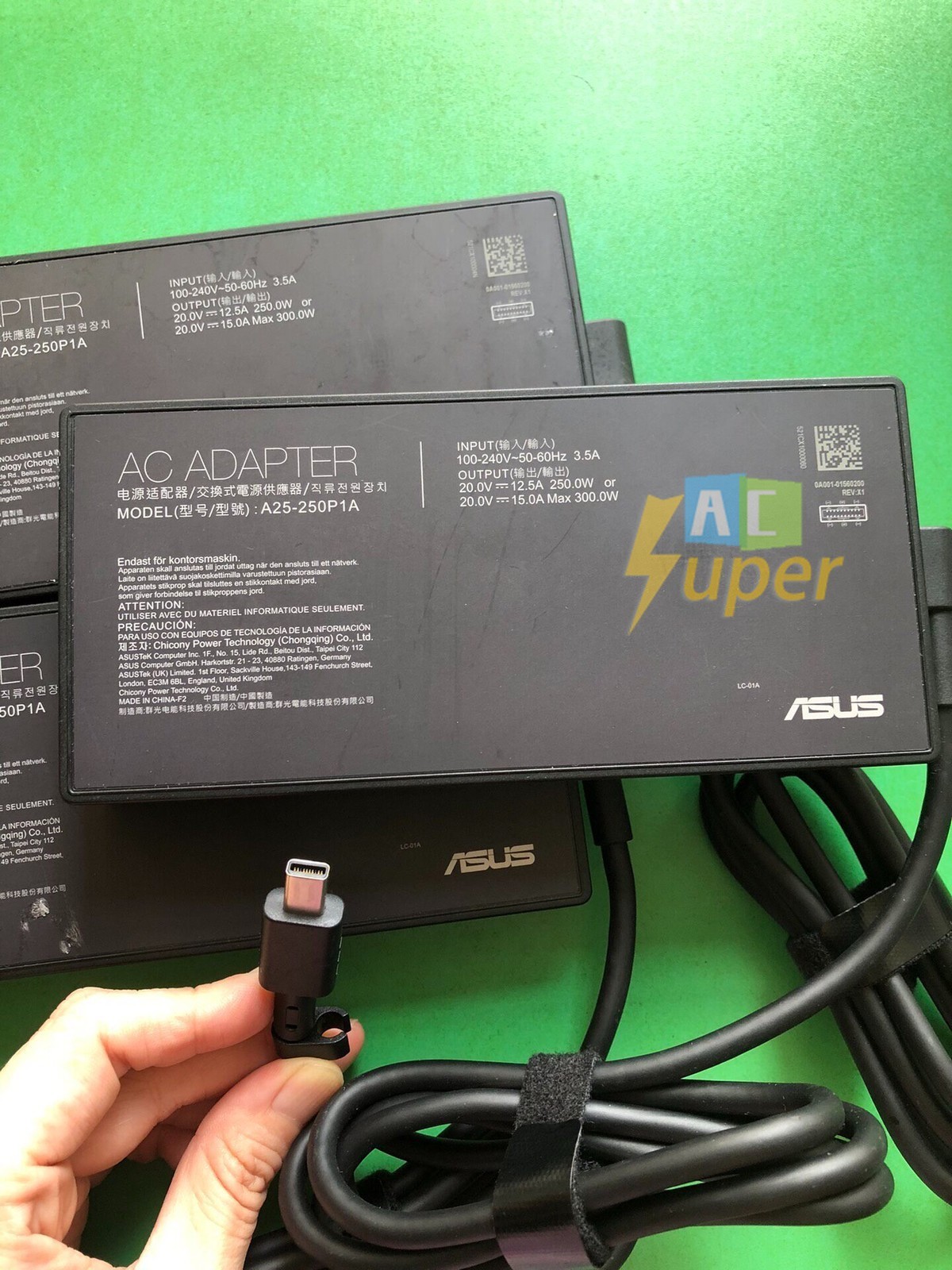 Original ASUS 250W Power AC DC Adapter ADP-250AB B A25-250P1A Power Supplies