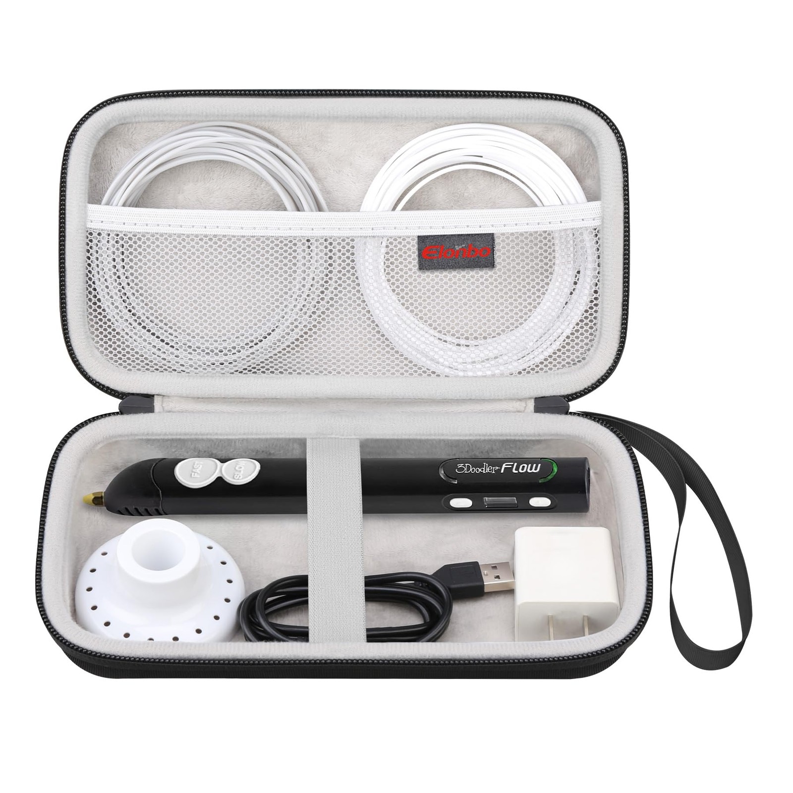 3D Pen Carrying Case for 3Doodler Flow 3D Printing Pen for Teens, Extra Mesh ...