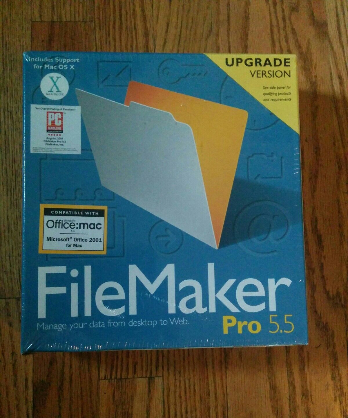 Filemaker Pro 5.5 Upgrade with Serial Number for Mac - NEW