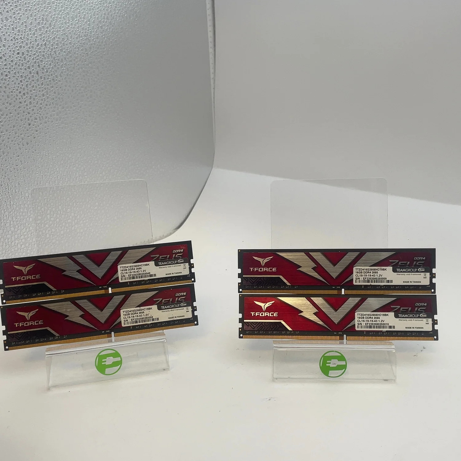 TeamGroup Zeus 64GB (4x16GB) RAM DDR4 2666MHz TTZD416G2666HC19BK