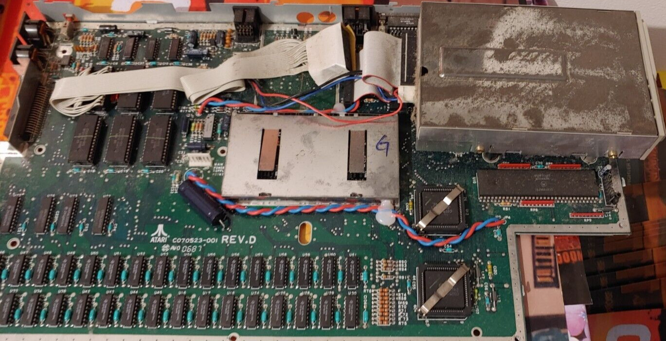 Atari 1040ST Motherboard 16-bit Classic Computer (Working /Works) 030425