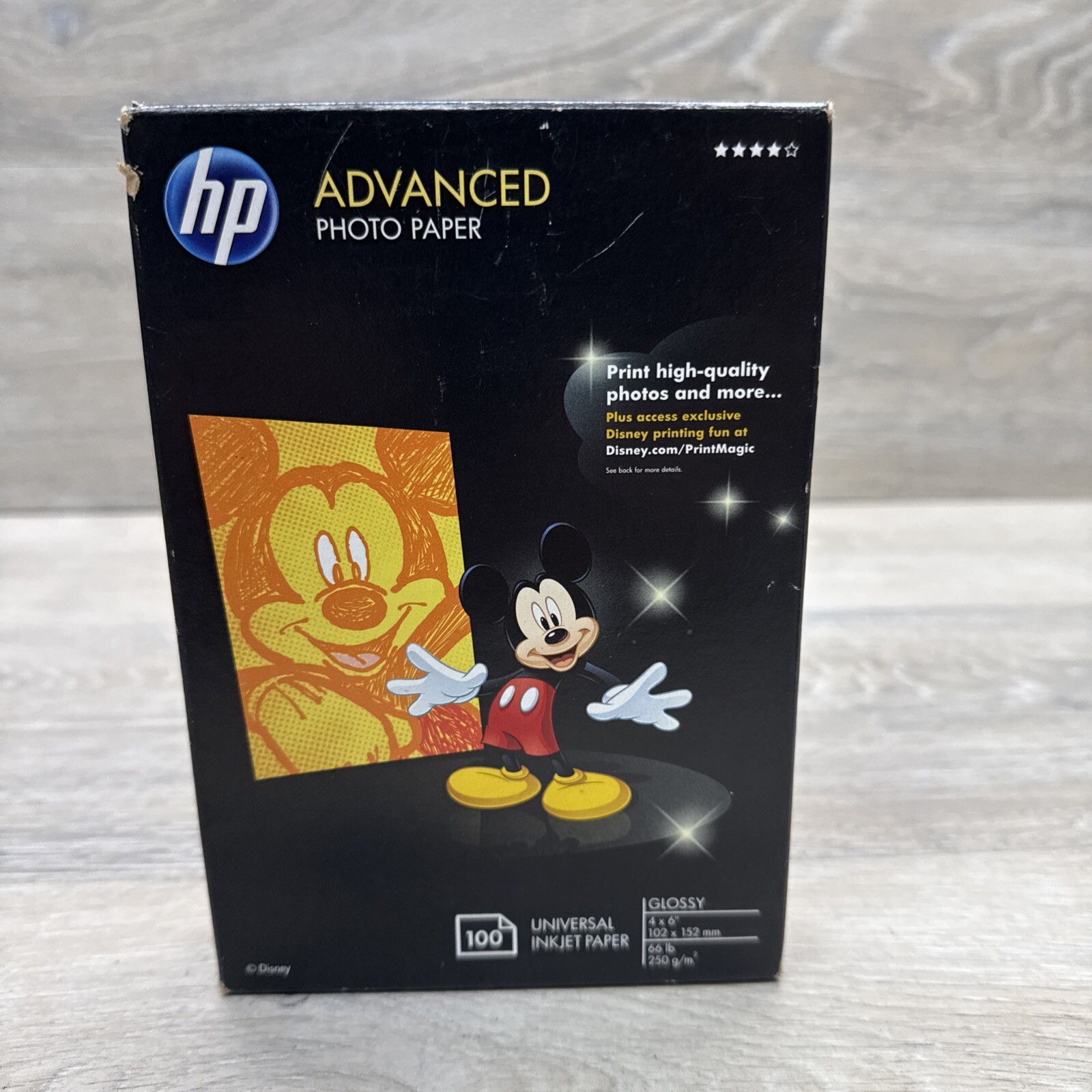 HP Advanced Photo Glossy Q6638A Paper 100 Sheets 4x6 66lb All InkJet Printers