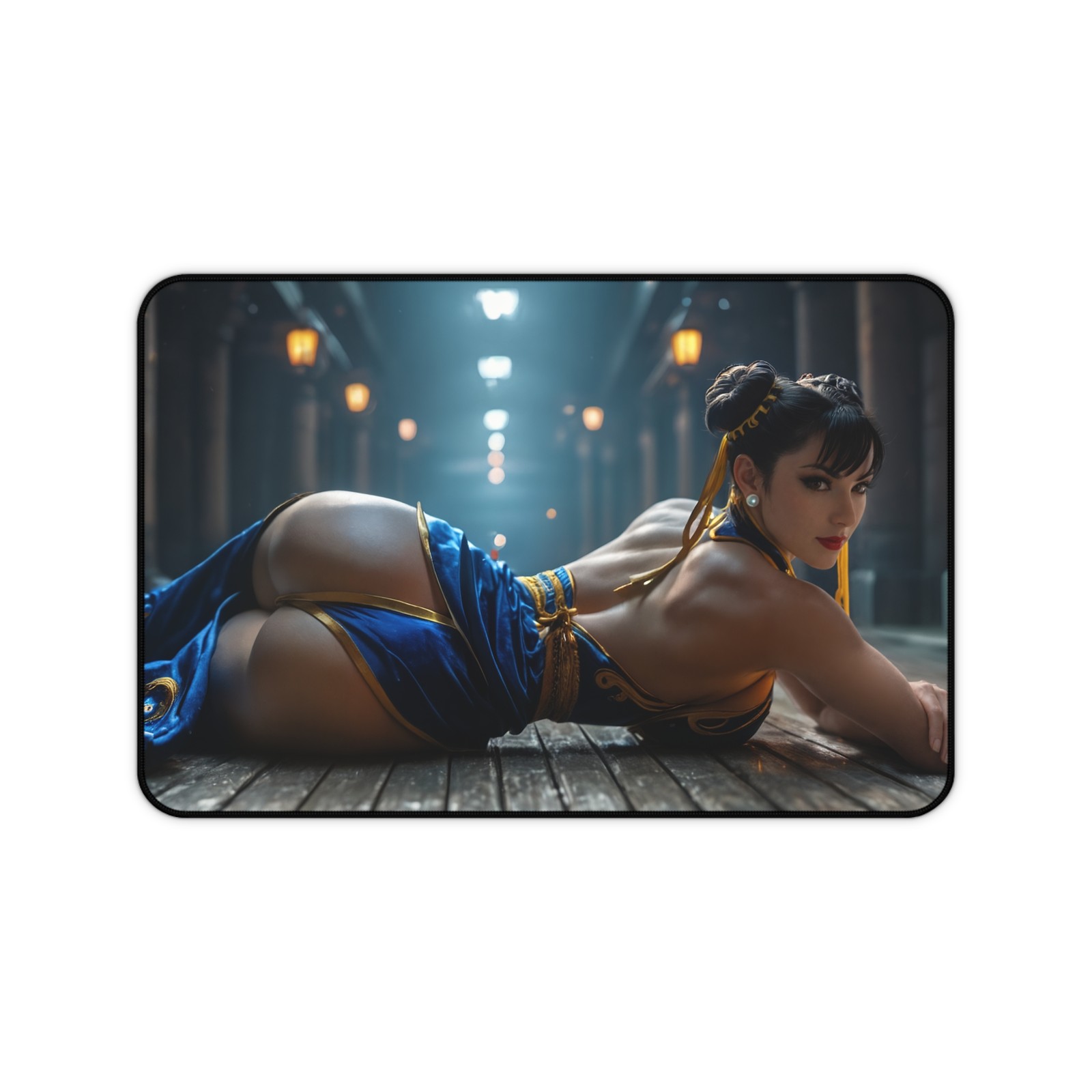 Chun-Li Mouse Pad, Street Fighter Desk Mat, Gamer Room Decor