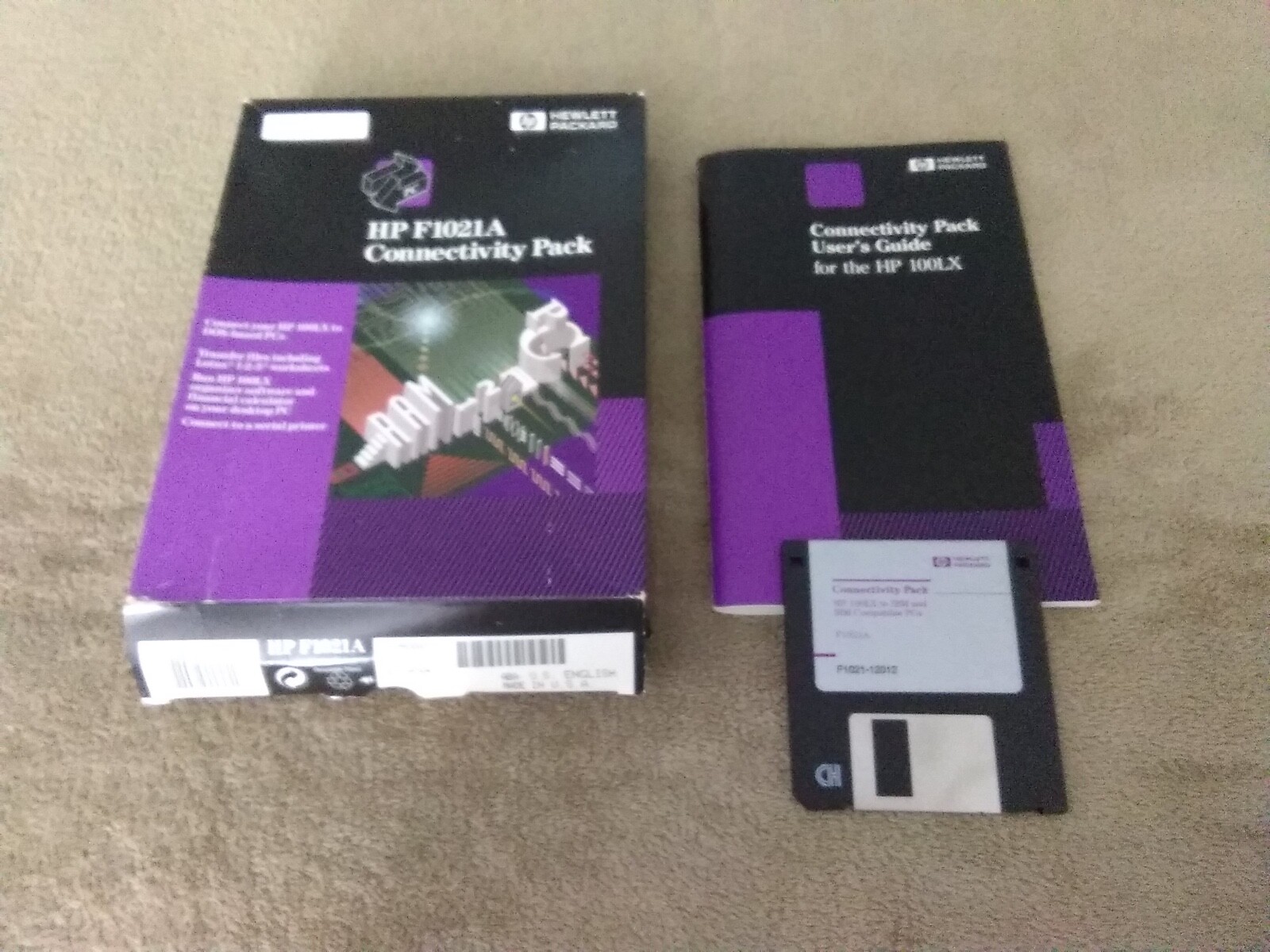 HP F1021A Connectivity Pack (100LX), Manual and Software Only