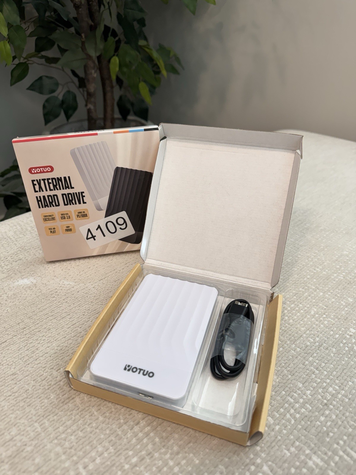 YOTUO Portable External Hard DriveDesktop, Laptop, PS4, PS5, Xbox One X/S, 750GB