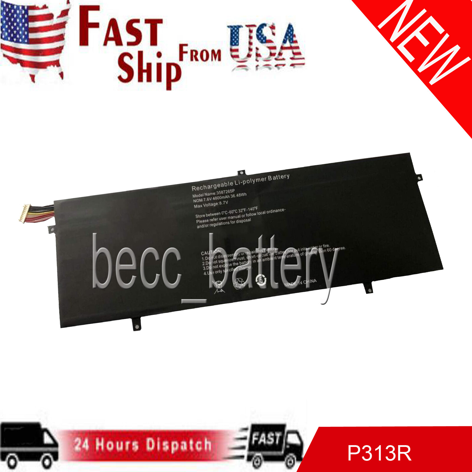 P313R 3282122-2S HW-3687265 P313R Battery For Jumper Ezbook 3 Pro V3 V4