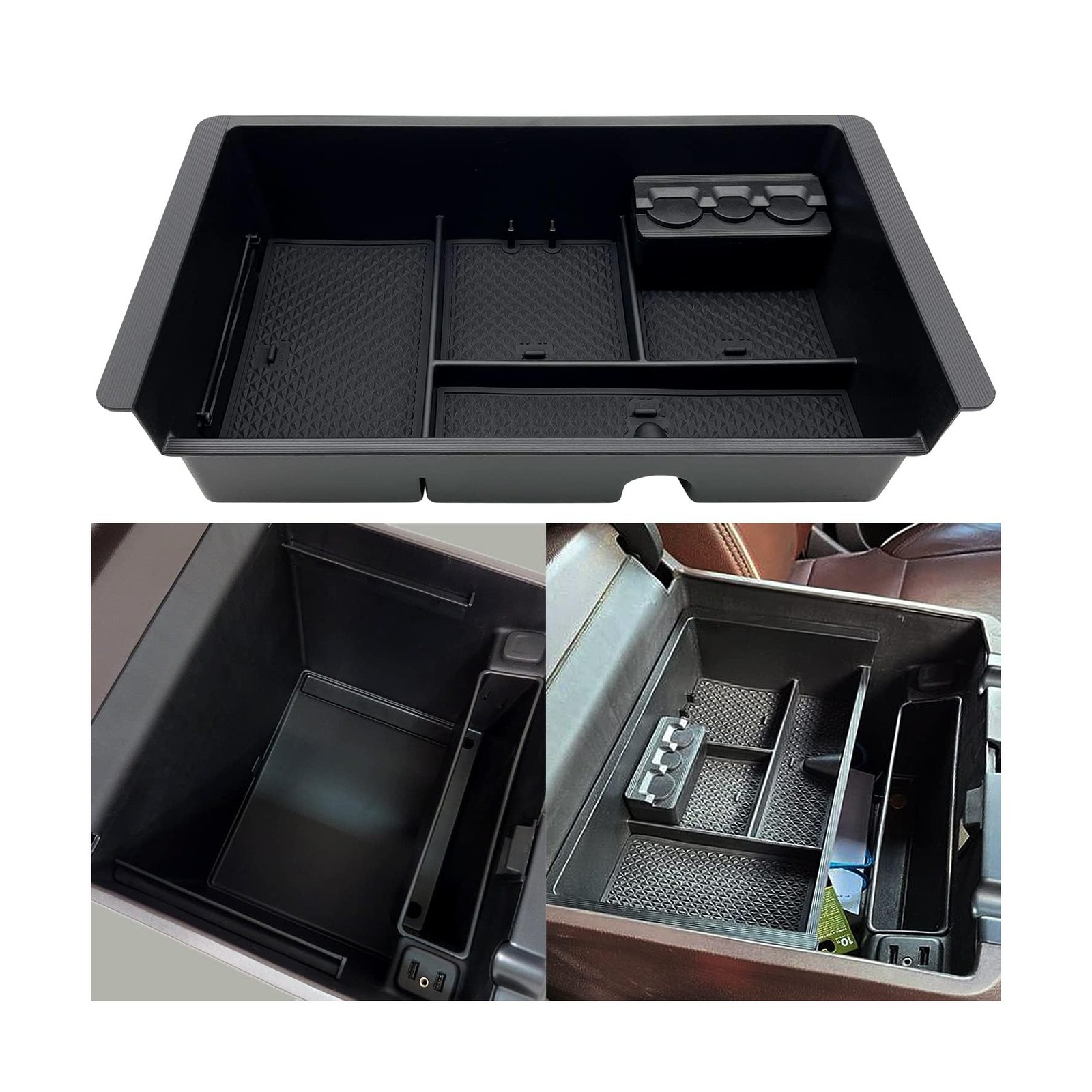 Center Console Organizer Tray Compatible with 2014-2018 GMC Sie... FAST USA SHIP